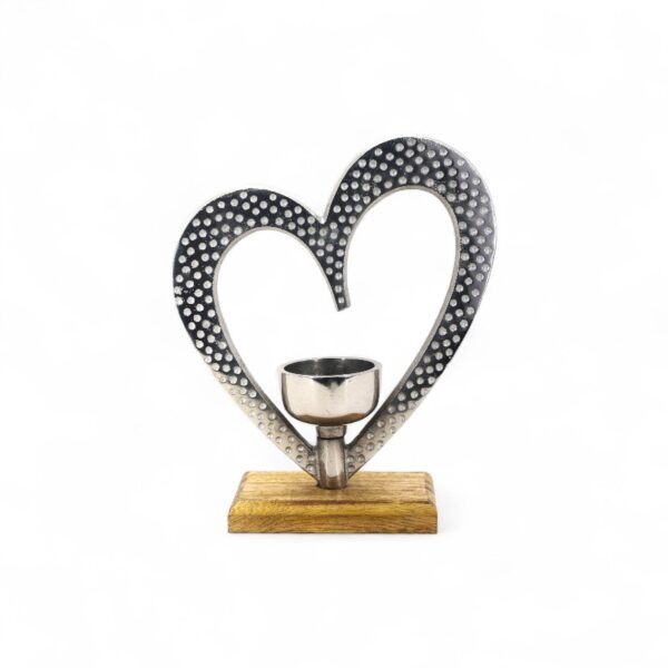 The Dotted Heart T-Light Holder