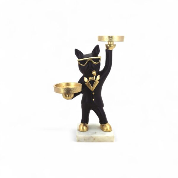 The Dapper Dog Candelabra