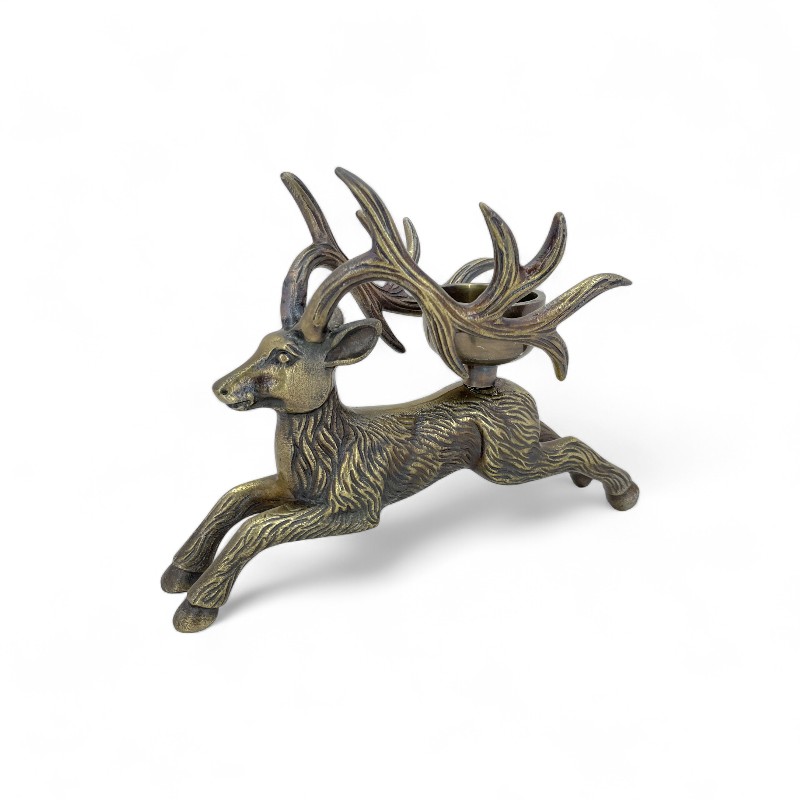 The Galloping Stag T-Light Holder