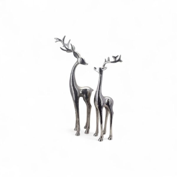 Tall Gold Deer Figurines - Image 3