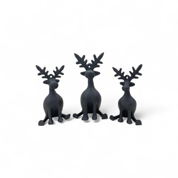 Tall Legged Black Reindeer - Image 2