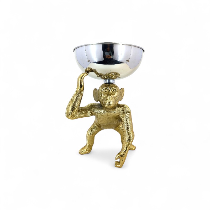 Gold Monkey Bowl Stand