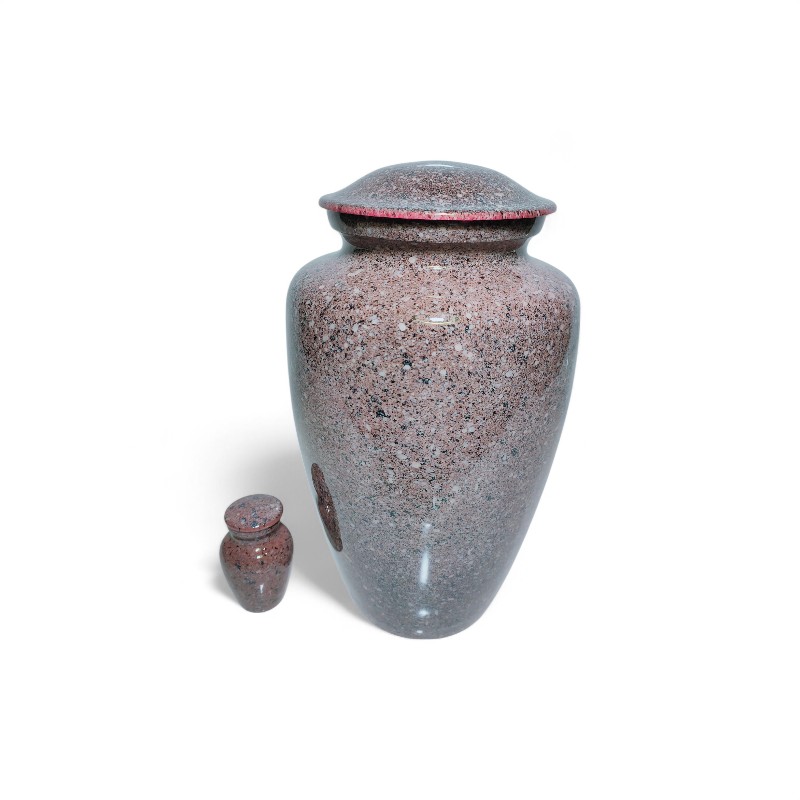 Granite-Effect Cremation Urn Set