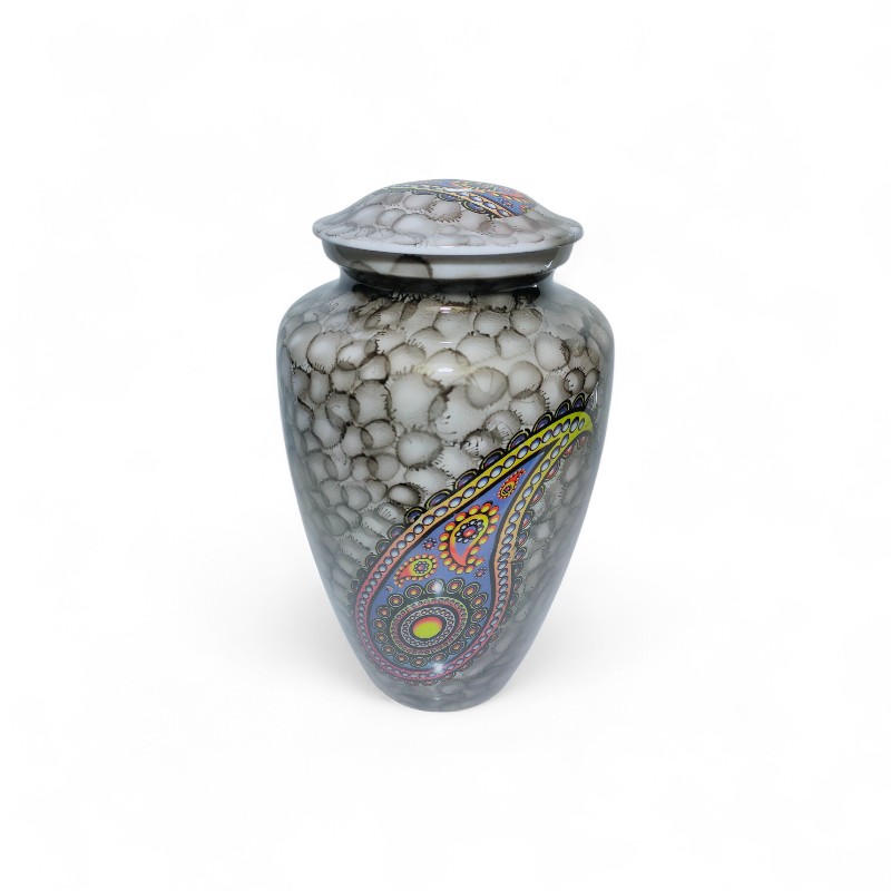 Paisley Pattern Cremation Urn