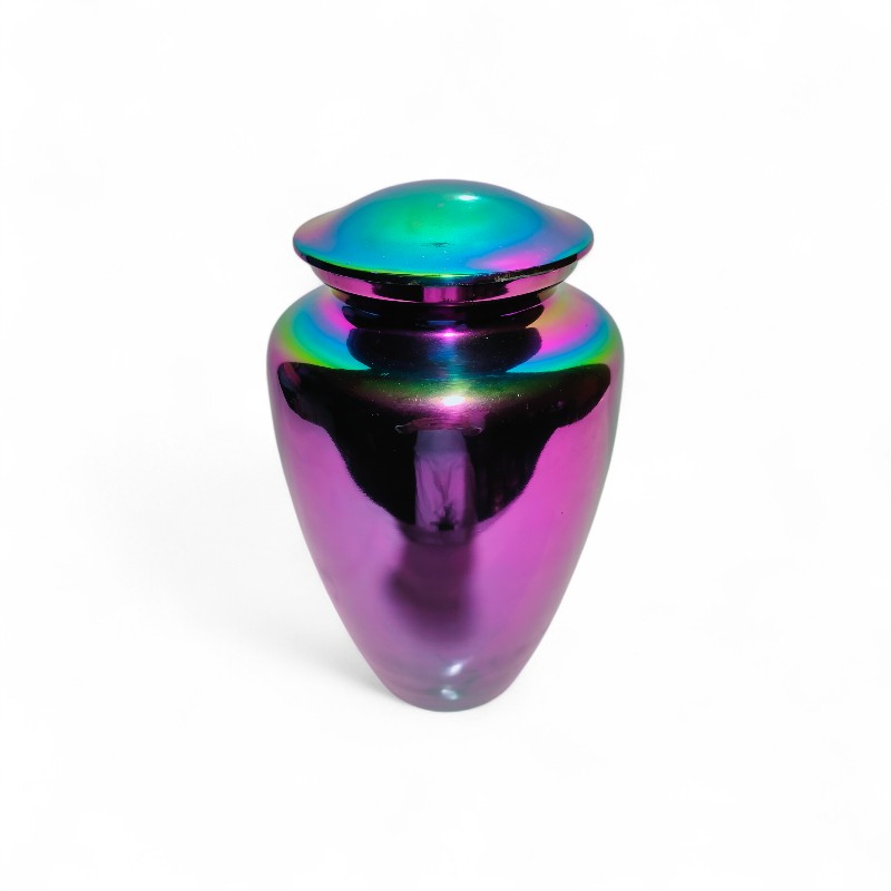 Iridescent Cremation Urn